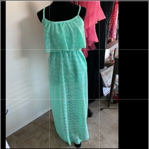 Beautiful teal knit dress